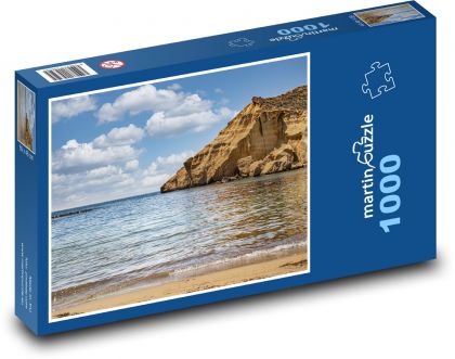 Beach on the coast - sea, cliffs - Puzzle 1000 pieces, size 60x46 cm 