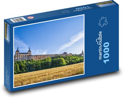 Hrad na venkově - palác, architekura - Puzzle 1000 dílků, rozměr 60x46 cm