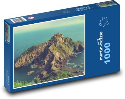 Island on the sea - landscape, ocean - Puzzle 1000 pieces, size 60x46 cm 