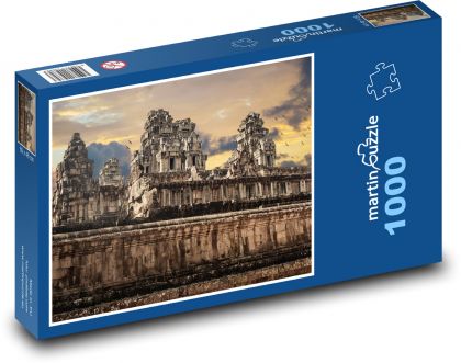 Temple - architecture, rocks - Puzzle 1000 pieces, size 60x46 cm 