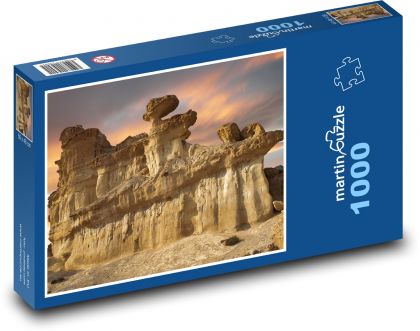 Rocky landscape - nature, clouds - Puzzle 1000 pieces, size 60x46 cm 