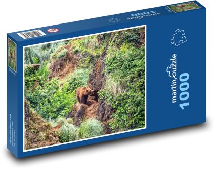 Bär im Wald - Wildnis, Natur - Puzzle - 1000 Teile