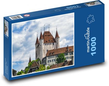 Castle - old building, Switzerland - Puzzle 1000 pieces, size 60x46 cm 