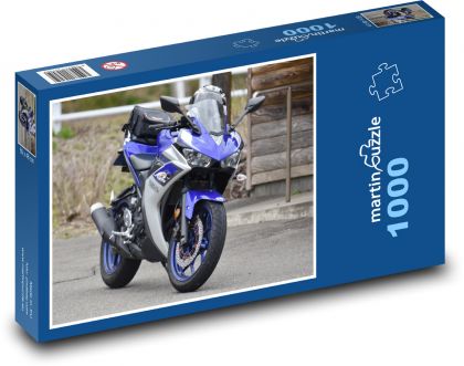 Motorka - Yamaha 125 - Puzzle 1000 dílků, rozměr 60x46 cm
