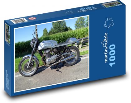 Rekonštrukcia, motorka - café racer - Puzzle 1000 dielikov, rozmer 60x46 cm