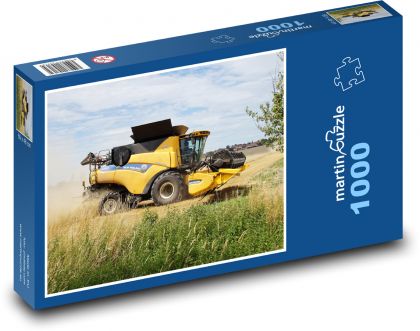 Harvester, harvest, agriculture - Puzzle 1000 pieces, size 60x46 cm 