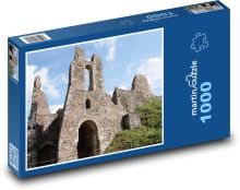 Hrad, zřícenina, doupě Puzzle 1000 - 60x46 cm