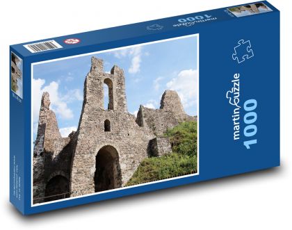 Hrad, zrúcanina, brloh - Puzzle 1000 dielikov, rozmer 60x46 cm