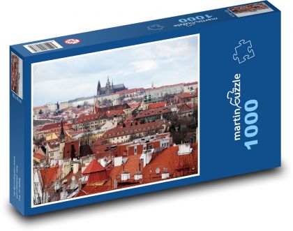 Praha - Staré město - Puzzle 1000 dílků, rozměr 60x46 cm