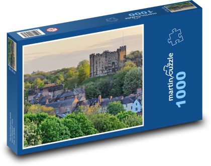 Anglie - hrad Durham - Puzzle 1000 dílků, rozměr 60x46 cm