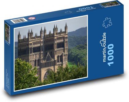 Anglie - katedrála - Puzzle 1000 dílků, rozměr 60x46 cm