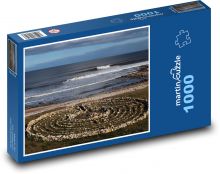 Kruh - labyrint Puzzle 1000 dílků - 60 x 46 cm