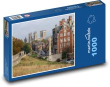 Anglicko - mesto York Puzzle 1000 dielikov - 60 x 46 cm 