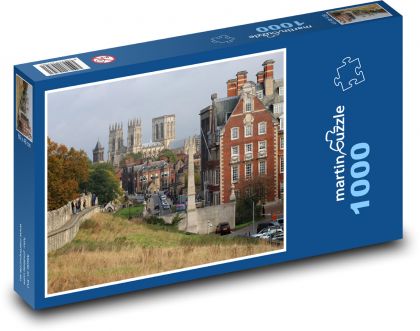 Anglia - Miasto York - Puzzle 1000 elementów, rozmiar 60x46 cm