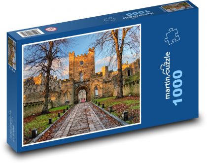 Anglicko - hrad Durham - Puzzle 1000 dielikov, rozmer 60x46 cm
