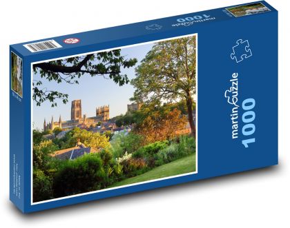 Anglie - katedrála, Durham - Puzzle 1000 dílků, rozměr 60x46 cm