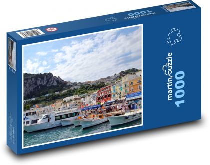 Itálie - Marina Grande - Puzzle 1000 dílků, rozměr 60x46 cm