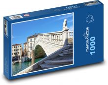 Benátky - most, schody Puzzle 1000 dílků - 60 x 46 cm