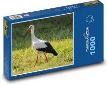 Čáp - Čáp bílý Puzzle 1000 - 60x46 cm