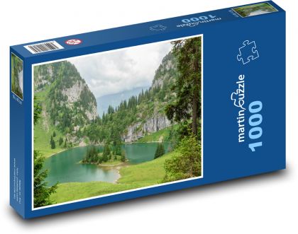 Bergsee - Alpen - Puzzle - 1000 Teile