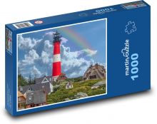 Maják, ostrov, pobřeží Puzzle 1000 - 60x46 cm