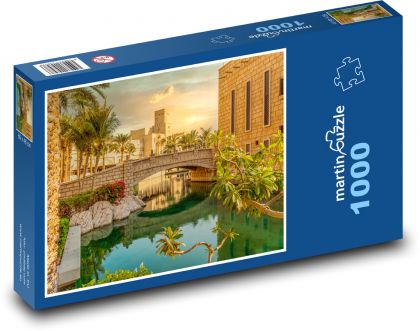Dubaj - Madinat Jumeirah  - Puzzle 1000 dílků, rozměr 60x46 cm