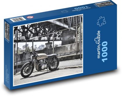 Motorka - café racer - Puzzle 1000 dílků, rozměr 60x46 cm