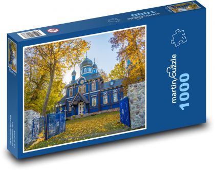Prvoslavný kostel - církev, náboženství - puzzle 1000 dílků