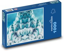 Ľadová hora - sneh, zima Puzzle 1000 dielikov - 60 x 46 cm 