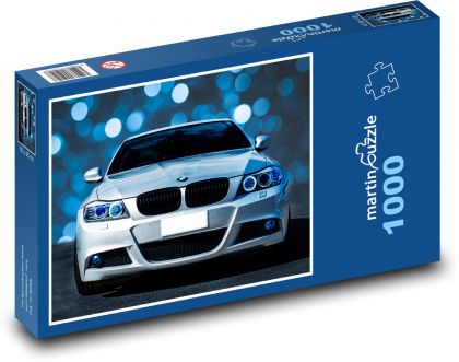 BMW řady 3 - auto, vozidlo - Puzzle 1000 dílků, rozměr 60x46 cm