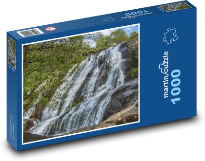 Vodopád - Španielsko, príroda - Puzzle 1000 dielikov, rozmer 60x46 cm