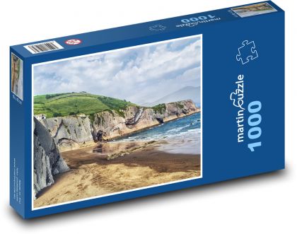 Küste - Klippe, Strand - Puzzle - 1000 Teile