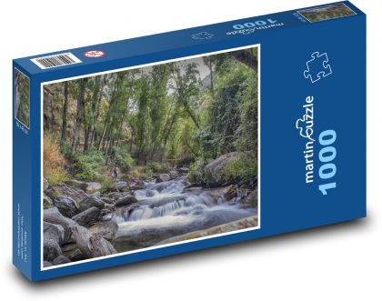 Waterfalls - nature, river - Puzzle 1000 pieces, size 60x46 cm 