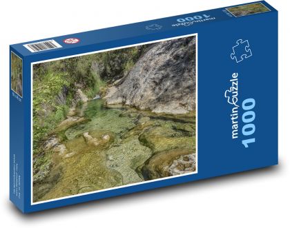 Rzeka - przyroda, krajobraz - Puzzle 1000 elementów, rozmiar 60x46 cm