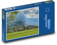 Interlaken - Switzerland, meadow Puzzle 1000 pieces - 60 x 46 cm