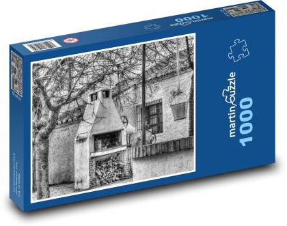 Krb - domov, architektúra - Puzzle 1000 dielikov, rozmer 60x46 cm