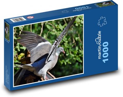 Taube - Flügel, Vogel - Puzzle - 1000 Teile