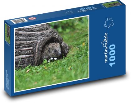 Jeż - kolce, zwierzę - Puzzle 1000 elementów, rozmiar 60x46 cm