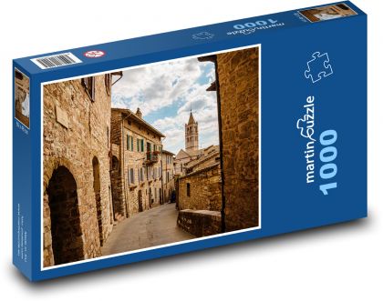 Itálie - Assisi - Puzzle 1000 dílků, rozměr 60x46 cm