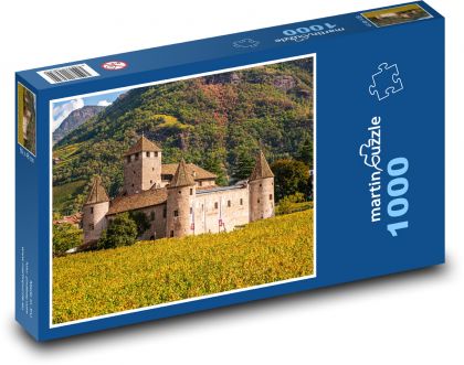 Bozen - Schloss, Weinberge - Puzzle - 1000 Teile