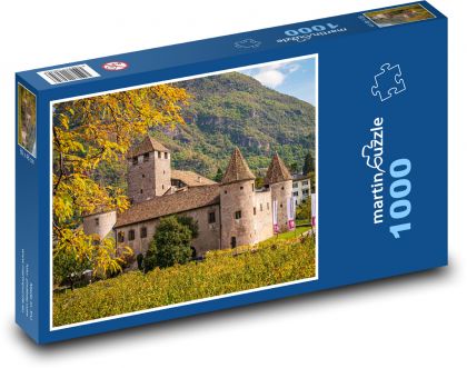 Bozen - Schloss, Herbst, Weinberge - Puzzle - 1000 Teile