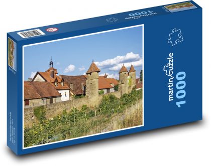 Nemecko - Bavorsko, opevnenie - Puzzle 1000 dielikov, rozmer 60x46 cm