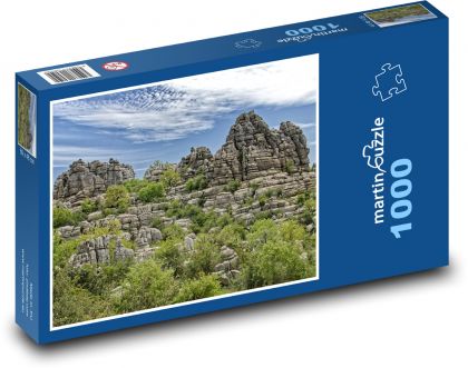 Španielsko - Provincia Malaga - Puzzle 1000 dielikov, rozmer 60x46 cm