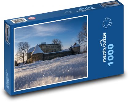Zamek Piberstein - Austria, twierdza - Puzzle 1000 elementów, rozmiar 60x46 cm