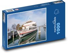 Loď - Bodamské jazero, lodná doprava Puzzle 1000 dielikov - 60 x 46 cm