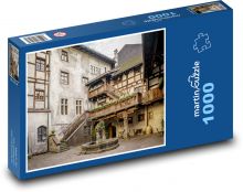 Feldkirch - Rakousko, kašna Puzzle 1000 - 60x46 cm