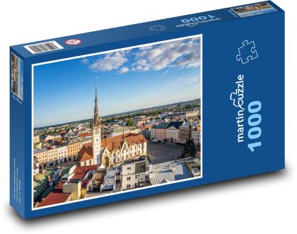 Ołomuniec - Czechy, ratusz - Puzzle 1000 elementów, rozmiar 60x46 cm