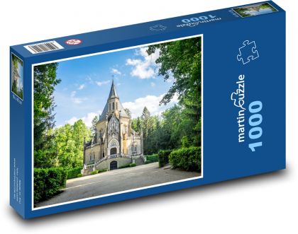 Schwarzenberská hrobka - Česká republika, cintorín - Puzzle 1000 dielikov, rozmer 60x46 cm