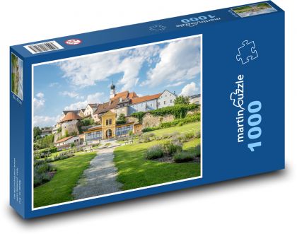 Scharding - Rakousko, park - Puzzle 1000 dílků, rozměr 60x46 cm