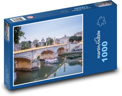 The Tibetan Bridge - Rome, Italy - Puzzle 1000 pieces, size 60x46 cm 